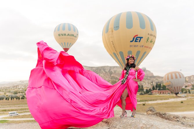 Cappadocia Flying Rental dresses - Experience a Personalized Photoshoot with Flying Dresses in Cappadocia for $36.46