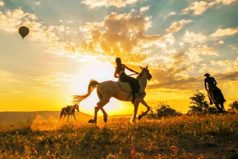 Cappadocia: Horse Riding Tour Sunset or Day Time with Pickup - The Experience of Riding in Cappadocia: Horses and Guides