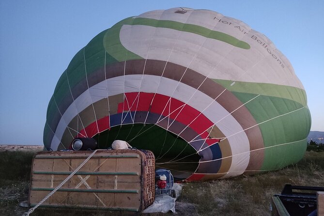 Cappadocia : Hot Air Balloon Flight Basket Size 15-18 Person |Çat - Experiencing the Preparation and Launch at Çat Valley