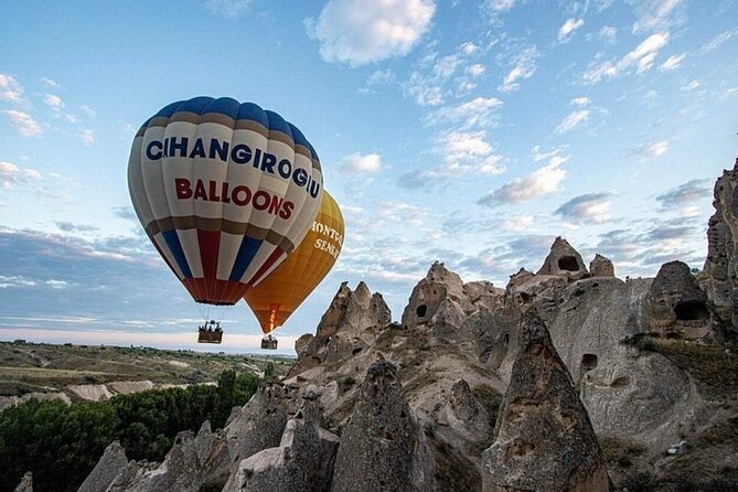 Cappadocia Hot Air Balloon Ride Over Cat Valley Fairy Chimneys - Key Points