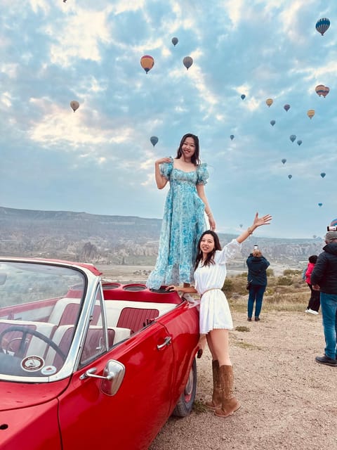 Cappadocia: Hot Air Balloon Watching Tour with Classic Car - Key Points