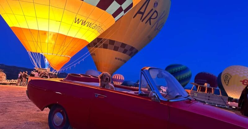 Cappadocia: Hot Air Balloon Watching Tour with Classic Car - The Experience of Watching Hot Air Balloons Without Flying