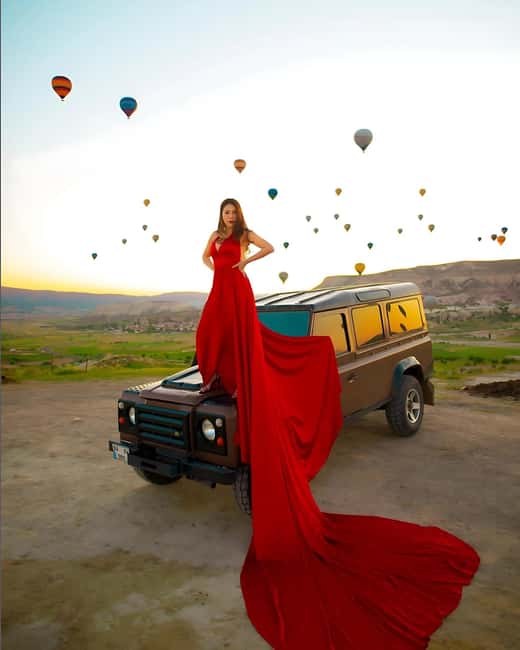 Cappadocia: Jeep Safari & Flying Dress Pro Photo Shoot - Discover the Unique Route of the Jeep Safari in Cappadocia