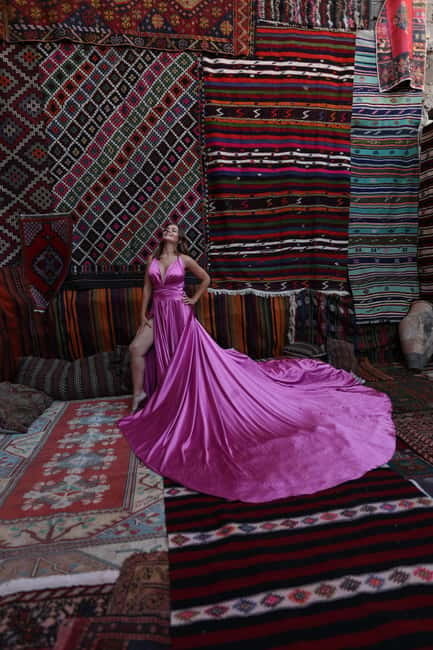 Cappadocia: Photo Shooting With Flying Dress & Carpet House - Stunning Photo Experience in Cappadocia with Flying Dresses and Carpet House