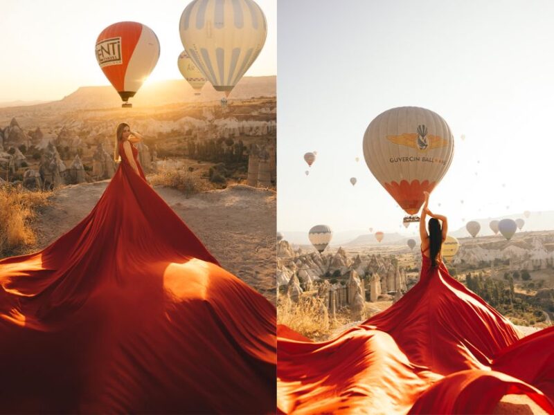 Cappadocia: Photo Shooting With Flying Dresses - Exploring the Valley of Love at Sunrise