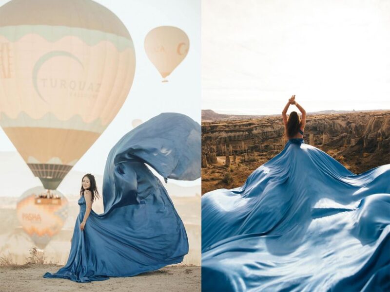 Cappadocia: Photo Shooting With Flying Dresses - Professional Photography and Assistance