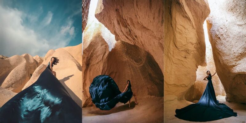 Cappadocia: PhotoShoot with Balloons. Flying Dress included. - Key Points