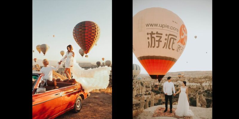 Cappadocia: PhotoShoot with Balloons. Flying Dress included. - The Experience of the Flying Dress Photoshoot