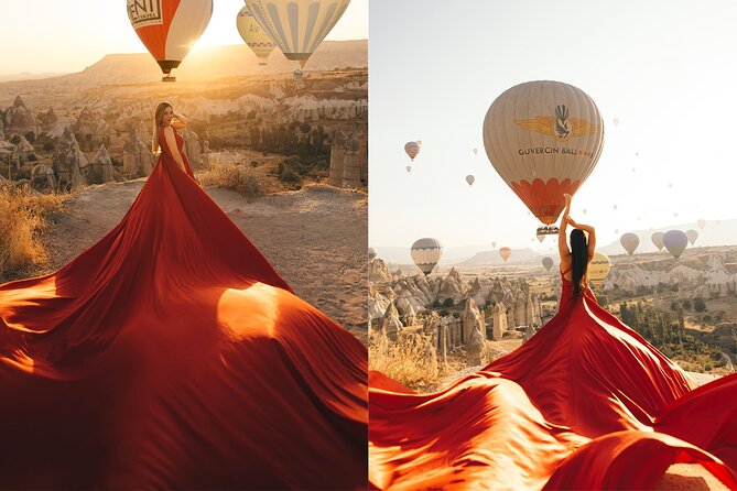 Cappadocia Photoshooting with Flying Dress - Experience Cappadocia’s Magic with a Flying Dress Photoshoot for $296.46