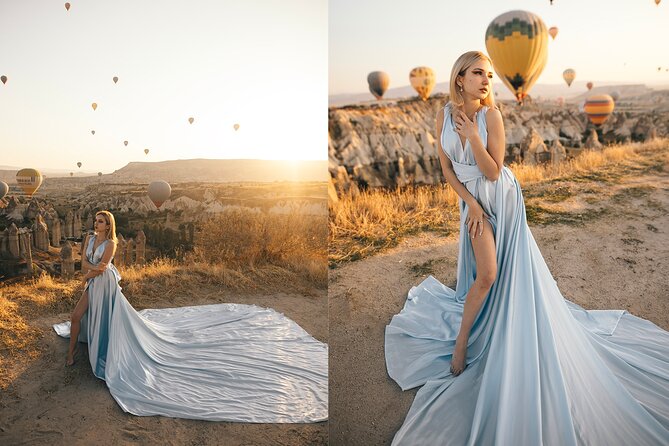 Cappadocia Photoshooting with Flying Dress - The Photo Shoot at Key Cappadocian Landmarks