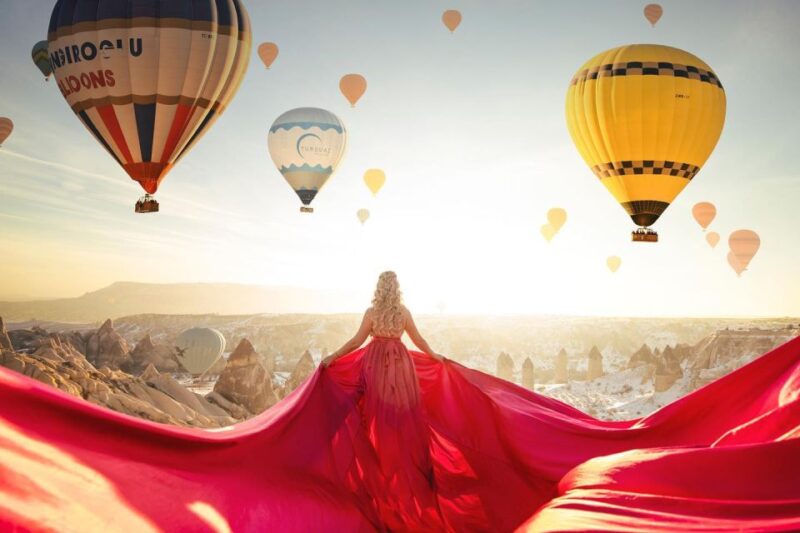 Cappadocia: Private Flying Dress Photoshoot at Sunrise - Logistics: Pickup, Drop-Off, and Group Size