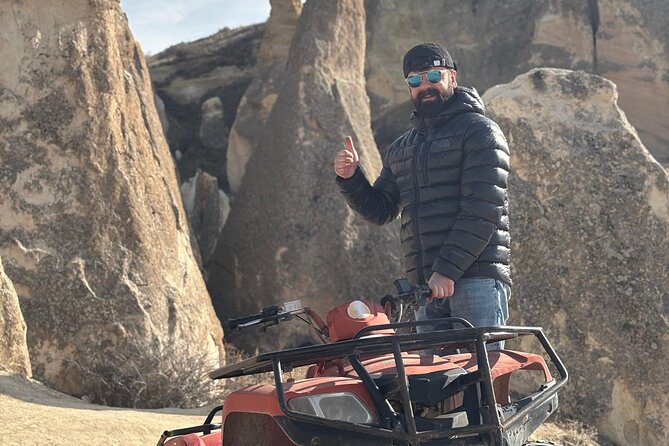 Cappadocia Quad Bike ATV Tour - Marveling at Rose Valleys Vibrant Rock Formations