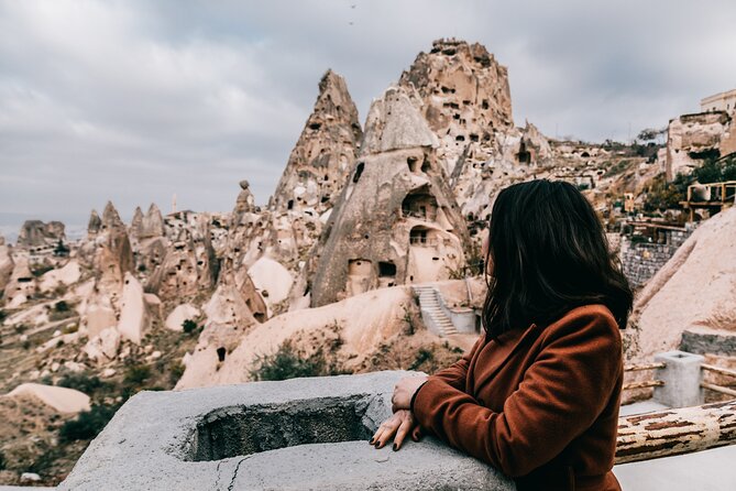 Cappadocia Red Tour + Lavender Garden - Climbing Uchisar Castle for Views
