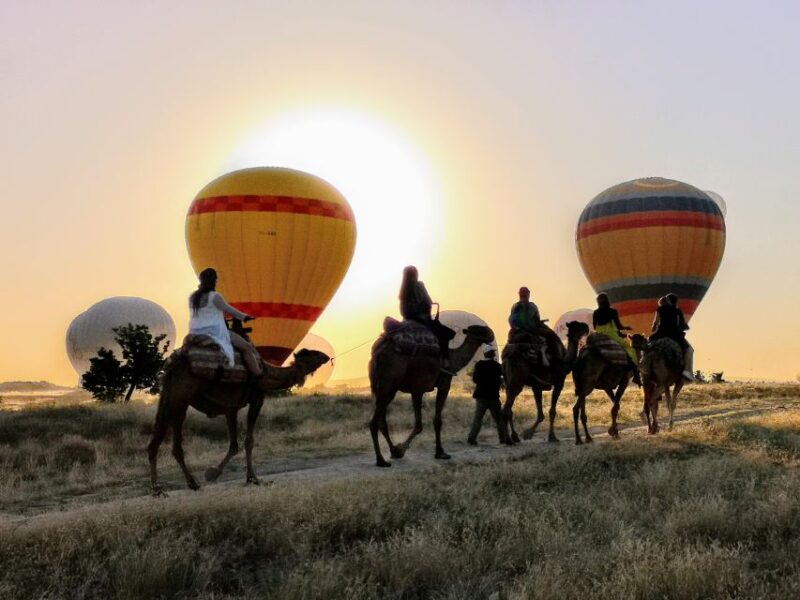 Cappadocia: Sunrise Camel Safari - Witnessing the Hot Air Balloons (Weather Permitting)