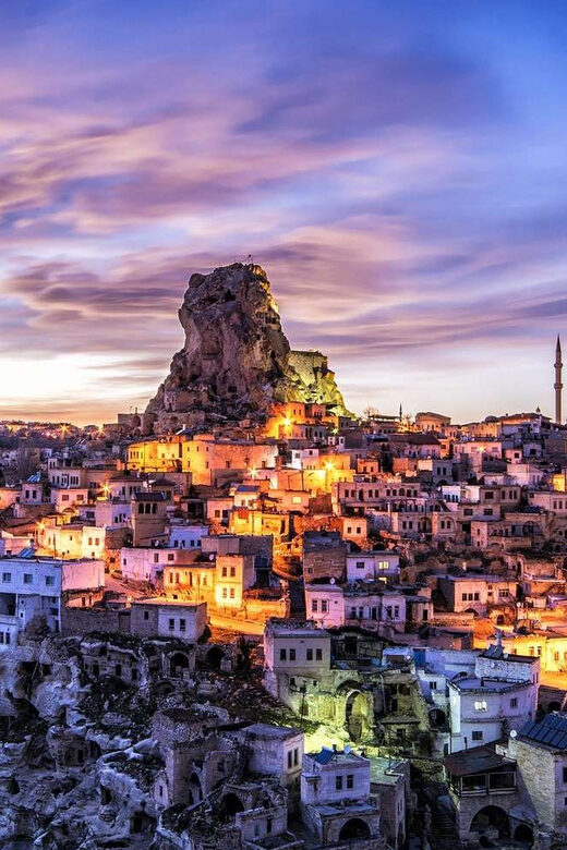 Cappadocia Sunset and Night Tour with Dinner - The Scenic Stops at Uçhisar and Göreme