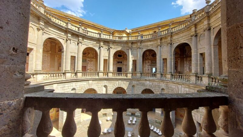 Caprarola: Private Palazzo Farnese Guided Tour with Entry - The Majestic Scala Regia Staircase