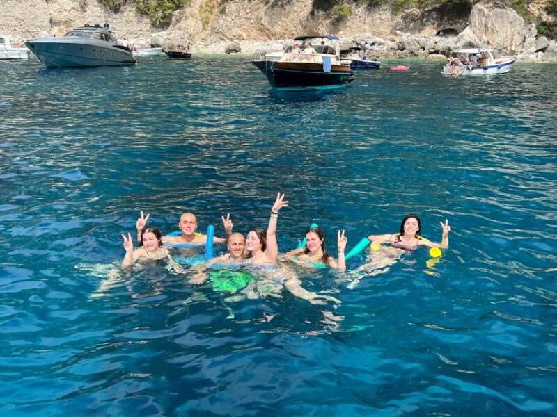 Capri All Inclusive Premium Private boat Tour and City Visit - Stops for Swimming, Snorkeling, and Photography