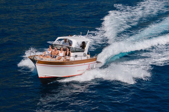 Capri Boat Tour from Sorrento on a Gozzo 25ft boat - Stops at Iconic Capri Locations