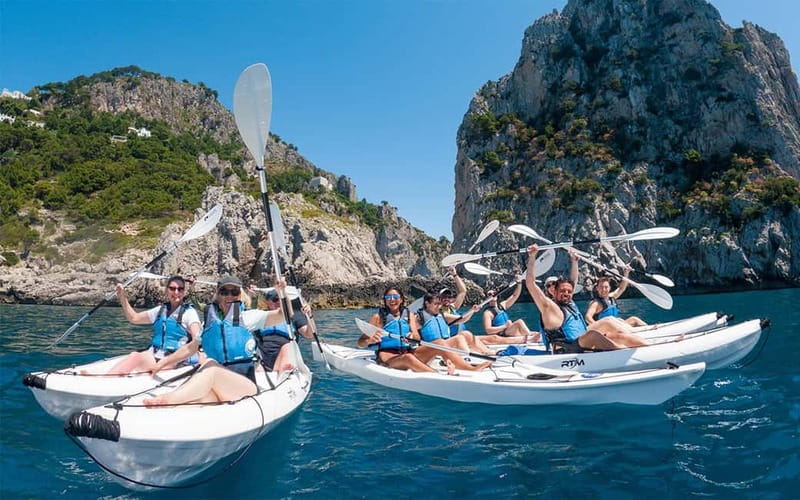 Capri: Caves and Beaches Kayaking Tour with GoPro Photos - How the Itinerary Unfolds