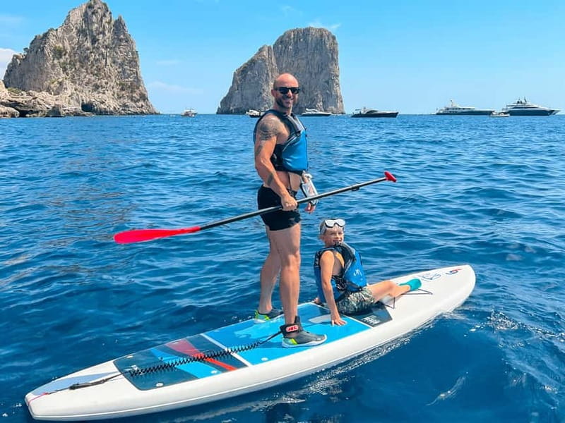Capri: Caves and Beaches Paddle Board Tour. Photos included - Discovering Secret Beaches and Unseen Caves
