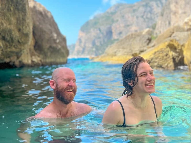 Capri: Caves and Beaches Paddle Board Tour. Photos included - Relaxing Swim Time in Capri’s Crystal Waters