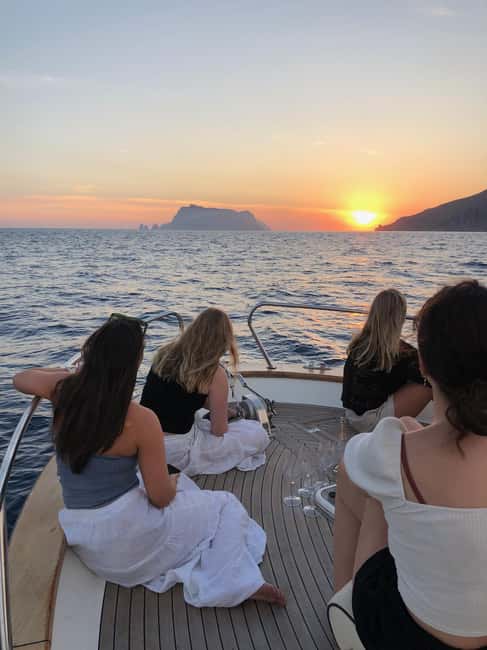 Capri Day Trip from Sorrento private boat free drink - Savoring Limoncello and Free Drinks on Board