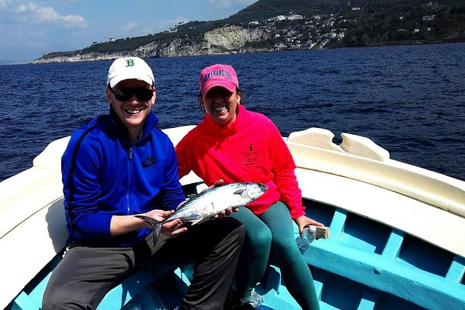 Capri Fishing Excursion with Snorkeling and Lunch from Sorrento - Free Time and Optional Disembarkation on Capri