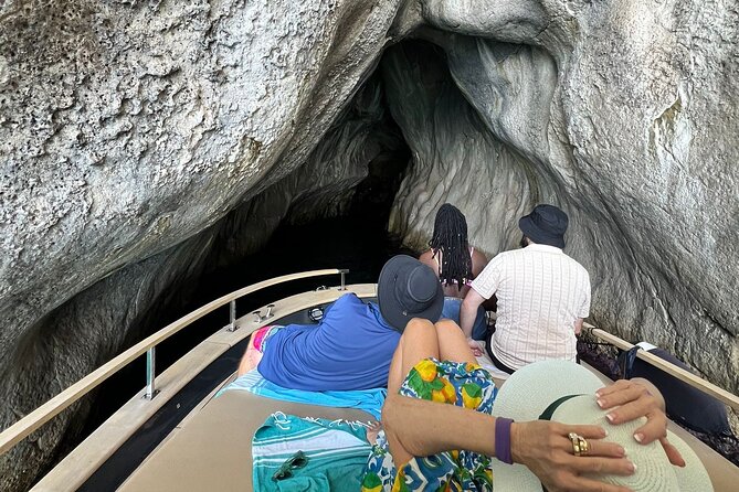 Capri Full Day SemiPrivate Boat Tour and City Visit from Positano - Discovering the White and Red Grottos