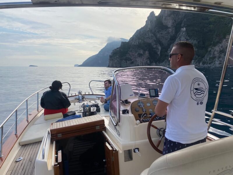 Capri Private Boat Tour from Positano or Praiano - Crossing the Natural Arch and Viewing the Faraglioni
