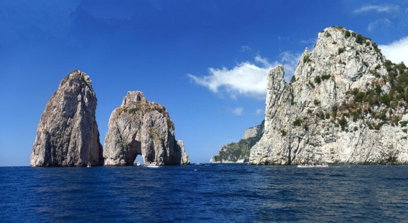 Capri private boat tour from sorrento on Itama 50 - The Village and Sunset Swim Experience
