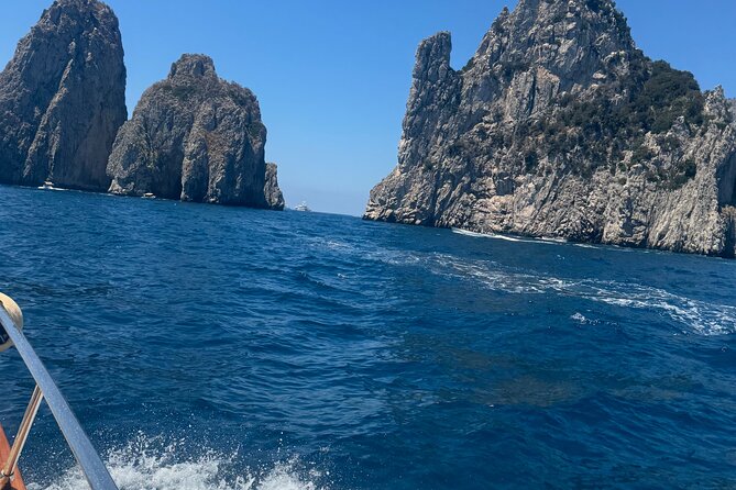 Capri Private boat tour with City Visit and Blue Grotto - Punta Ventroso: A Relaxing Break with Food and Swim