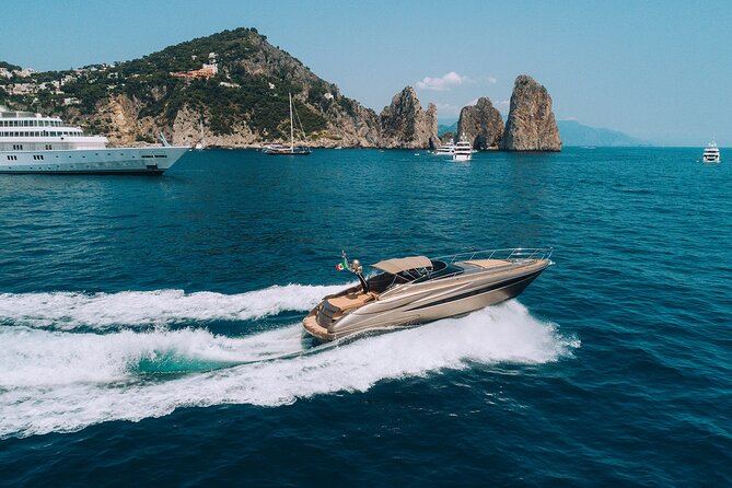 Capri private luxury yacht cruise from sorrento on Riva rivale 52 - Key Points
