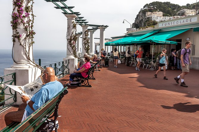 Capri Private Tour from Naples or Sorrento - Riding the Chairlift to Mount Solaro