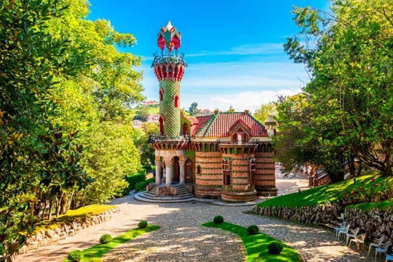 Capricho Gaudí with entrance, Santillana del Mar and Sequoia Forest - Explore the Stunning Villages and Natural Wonders of Cantabria for $53