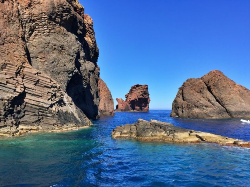 Cargèse: Scandola, Girolata, and Piana Afternoon Boat Tour - Exploring the Calanques de Piana at Sunset