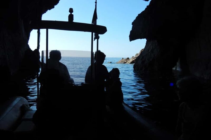 Carloforte: Boat ride around San Pietro Island - First Snorkeling Stop at Punta delle Oche