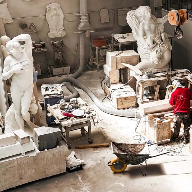Carrara: Michelangelo Quarry and Carrara Art Studios Tour - The Art Studios: From Raw Blocks to Masterpieces