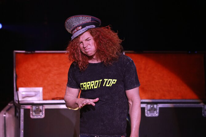 Carrot Top at the Luxor Hotel and Casino - The View and Seating Options