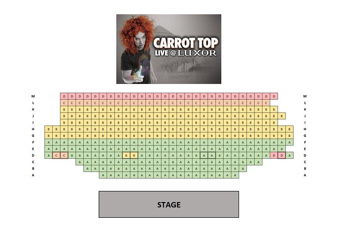 Carrot Top at the Luxor Hotel and Casino - The Performance Schedule and Audience Experience