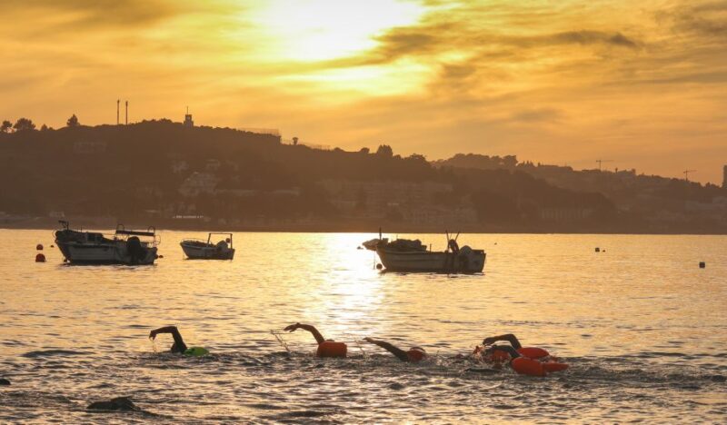 Cascais: Open Water Swimming - Warming Up with Tea After the Swim