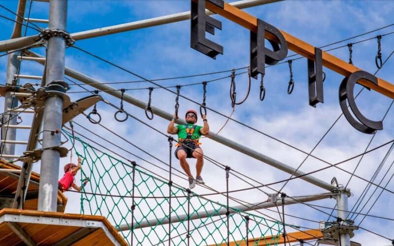Castle Rock: The EDGE Epic Sky Trek - The Challenge: Four Levels of Fun and Over 110 Obstacles