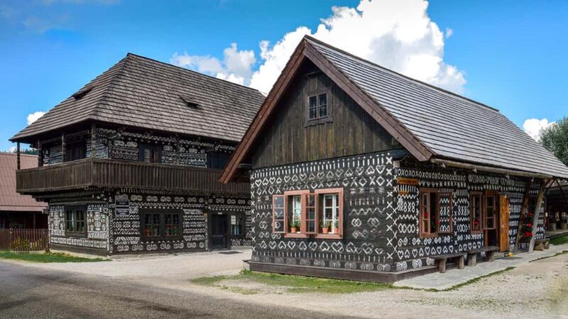 Castles, imany & Bratislava - Walking Through imany: Slovakia’s Painted Wooden Village