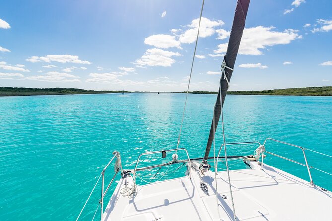 Catamaran Adventure: Sailing and Swimming in the Bacalar Lagoon - Meeting Point at Casa China Bacalar