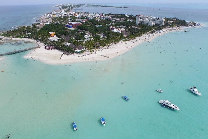 Catamaran adventure to Isla Mujeres with Snorkel,Buffet,Open Bar and Beach Club - Key Points