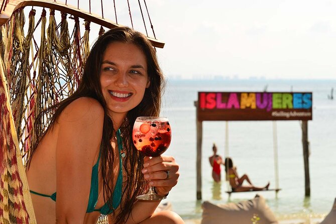 Catamaran Albatros Platinum & Beach club & Open bar & Isla Mujeres - VIP Beach Club and Gourmet Lunch