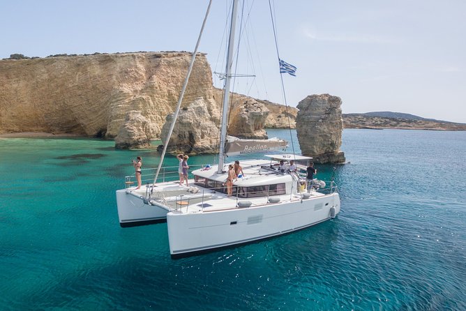 Catamaran All inclusive-Day Cruise to Naxos or Paros with Lunch - Experience a Luxurious All-Inclusive Day on a Naxos Catamaran