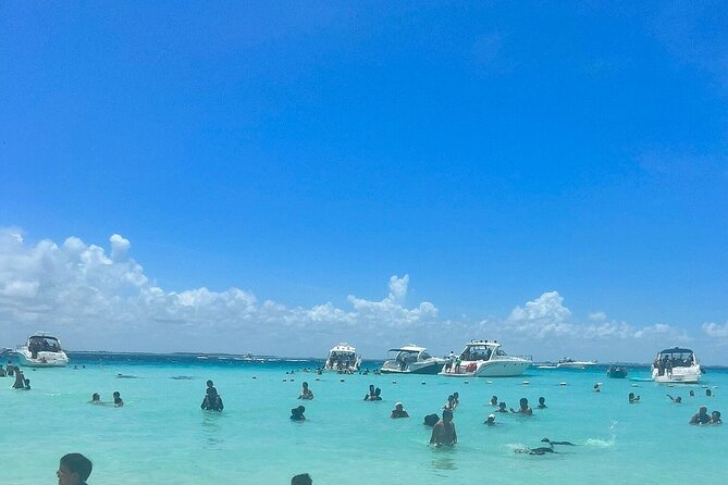 Catamaran Cancun to Isla mujeres Lunch OpenBar and Snorkeling - Onboard Party Atmosphere and Open Bar