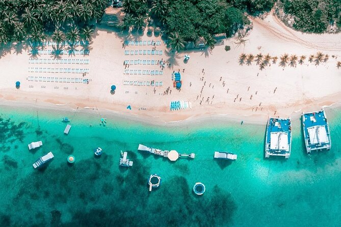 Catamaran Cruise to Cozumel Reefs + Water Park Fun - Enjoying Water Park Fun at Fury Private Beach Club