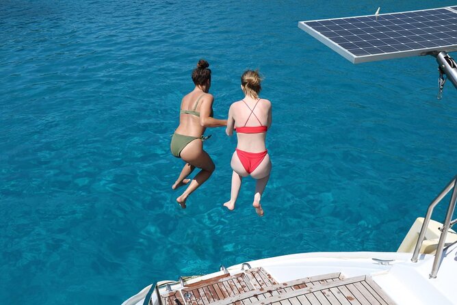 Catamaran Cruises Rhodes - 6 Hours Day Cruise ALL INCLUSIVE - Starting Point at Mandraki Port and Journey Overview