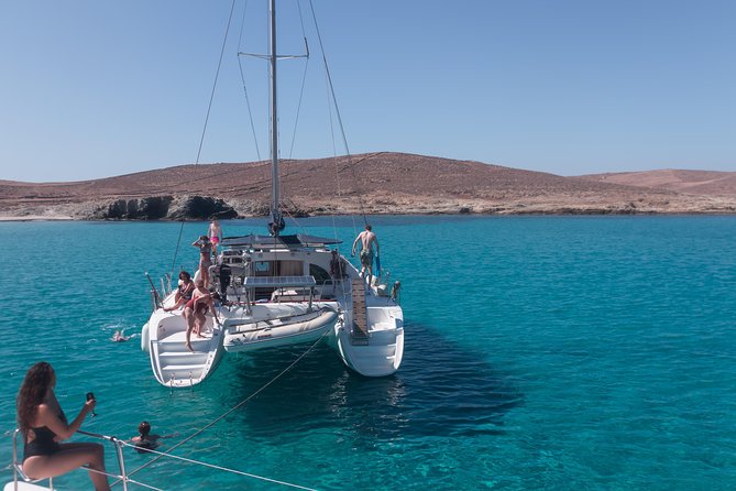 Catamaran Day & Sunset Cruises with meals Drinks and transportation - The Itinerary: Exploring Delos and Rhenia